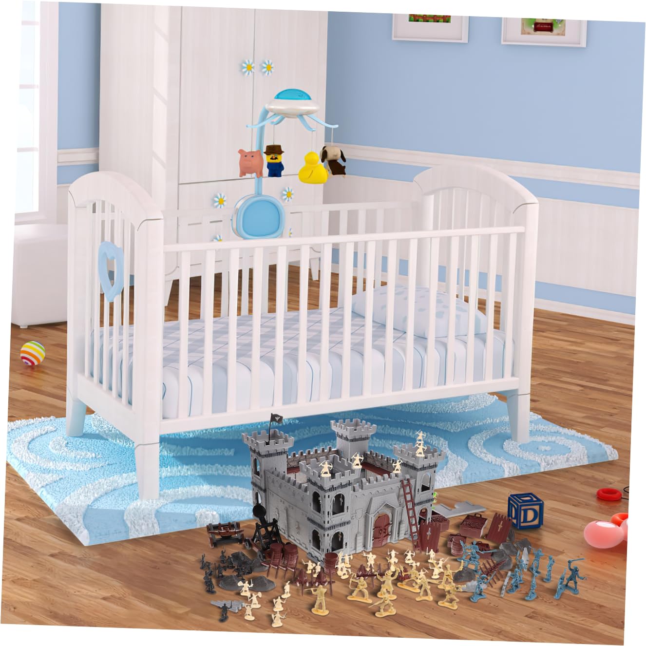 Alasum Set 310 Pezzi Castello Pirata Giocattolo da Assemblare | Accessori Inclusi, Plastico in Confezione Unica, Stile Tema Pirata per Ragazzo Ragazza e Bambine