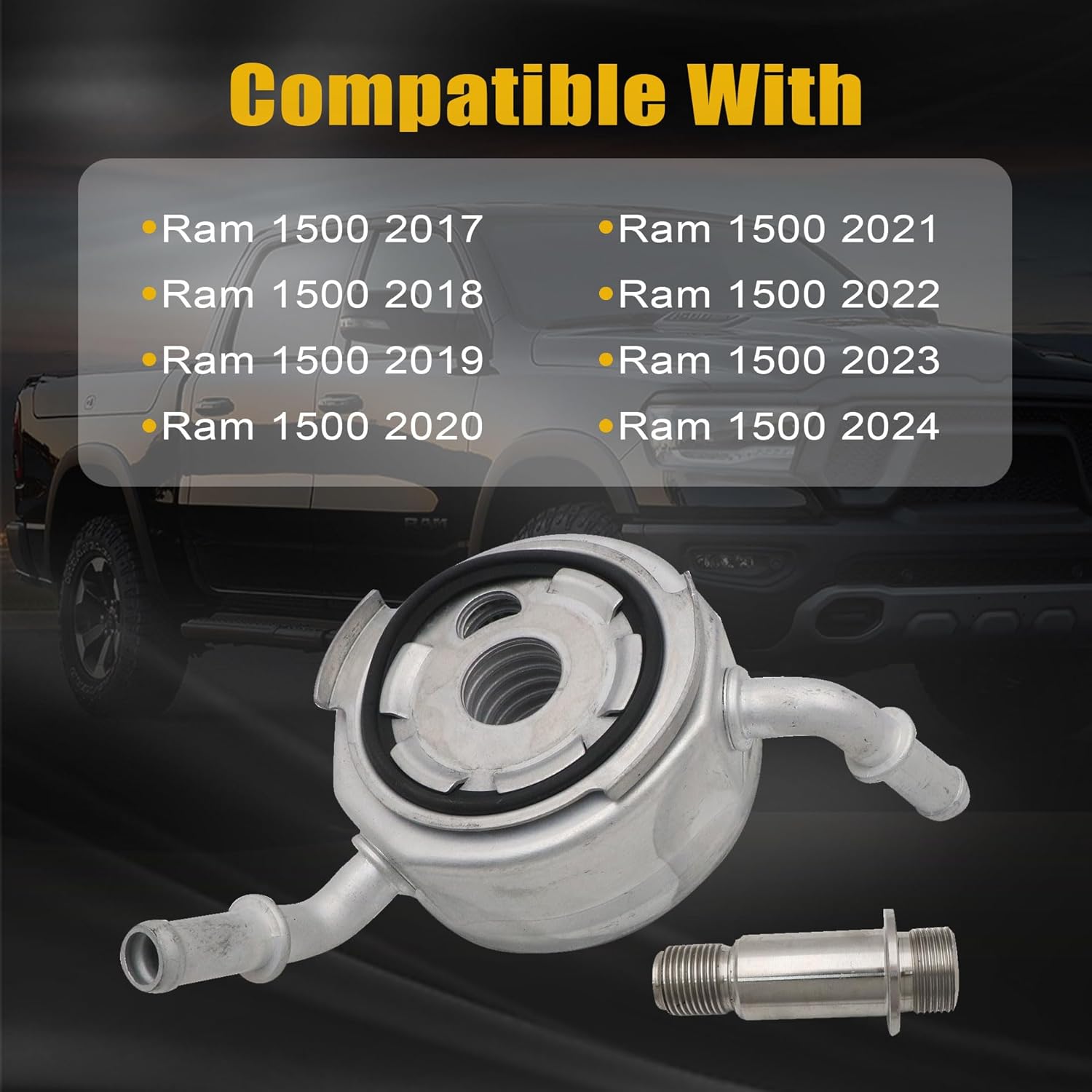 GXARTS Engine Oil Heater 68271639AD 68271639AC Compatible With Ram 1500 2017 2018 2019-2024