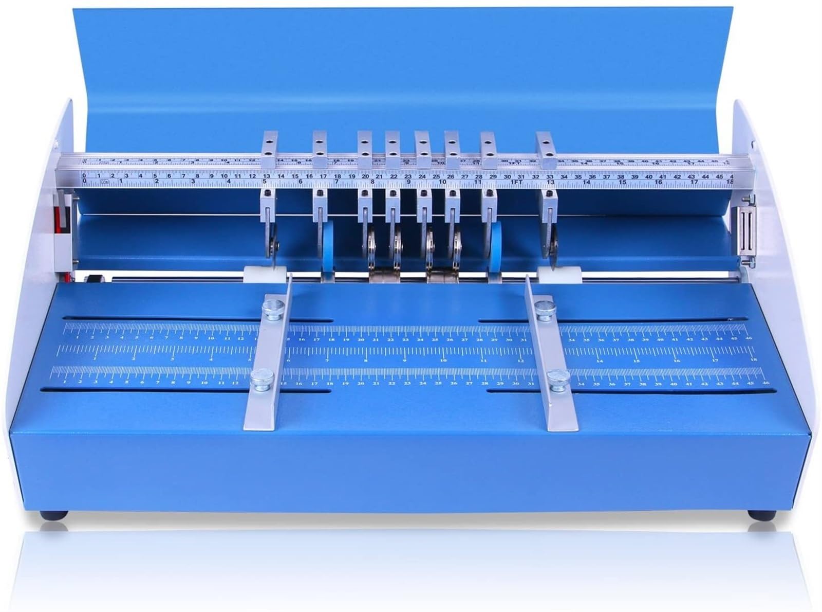 Máquina plegadora eléctrica Creaser Scorer 18 pulgadas 460 mm Heavy Duty 3 en 1 Tarjeta de plegado de papel combinado