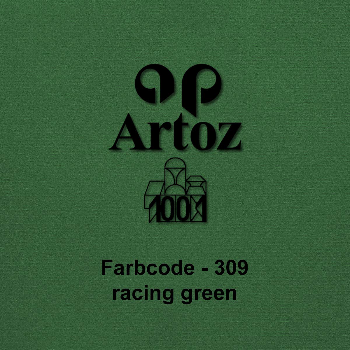 ARTOZ 200 x koperty DIN C5 zielone (Racing Green) - 229 x 162 mm koperta bez okienka - koperty samoprzylepne - seria ARTOZ 1001