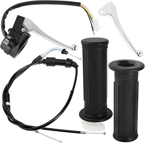Interruptor de arranque de carcasa del acelerador para manillar y palanca de freno izquierda derecha para Yamaha PW50 PY50 Peewee Y-Zinger
