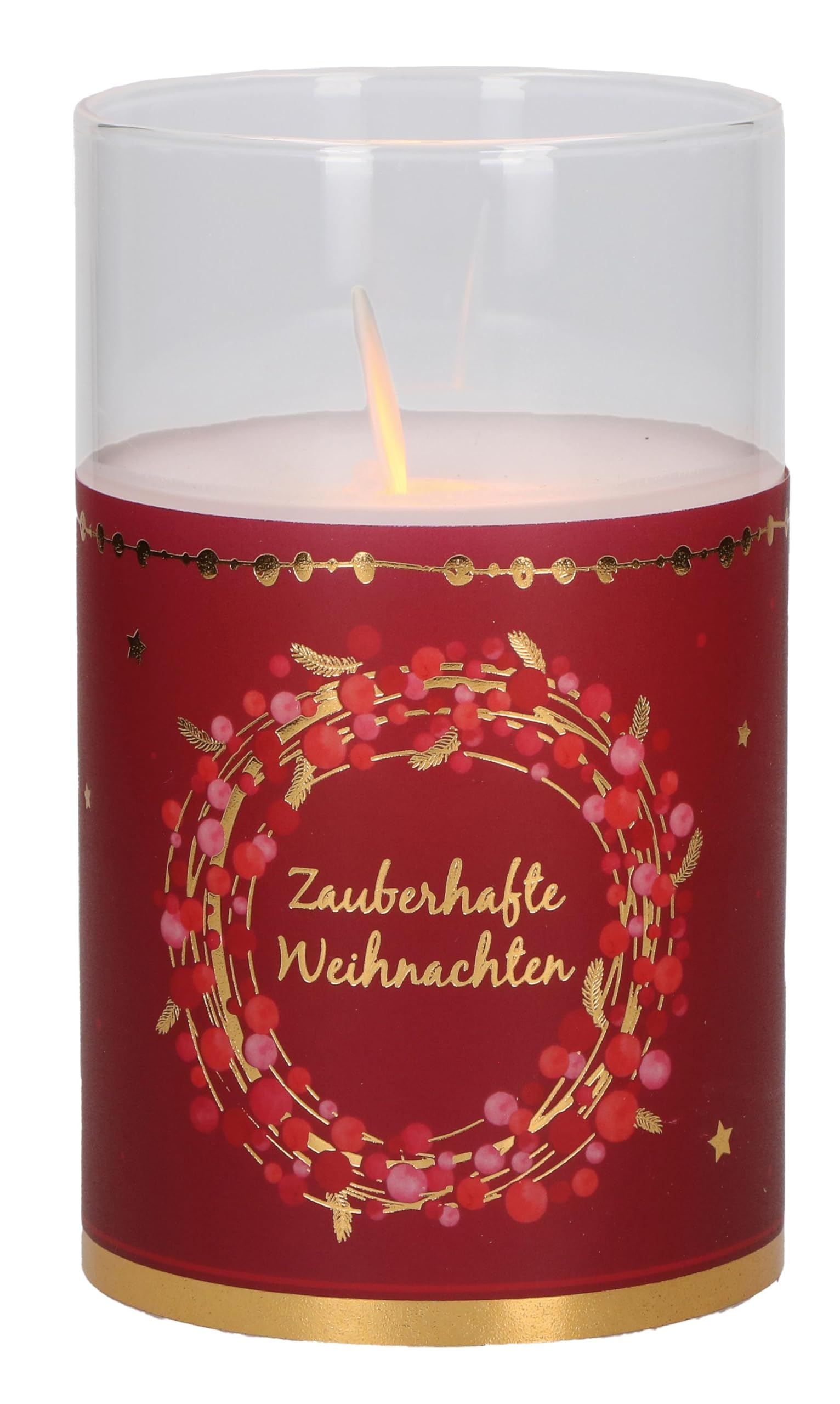 Fröhliche Weihnacht überall LichtMoment objet d'art lumineux en porcelaine fine blanche