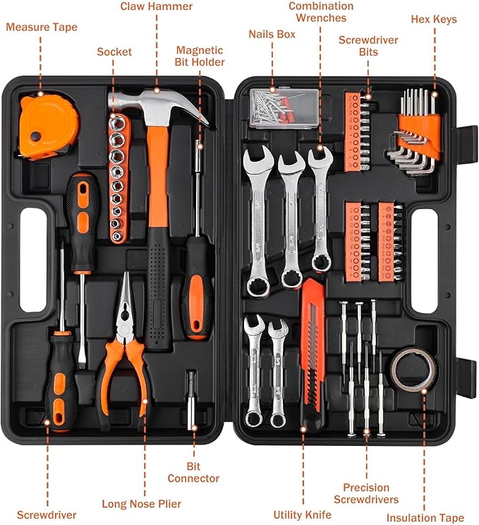 Kit de Herramientas 148 Piezas con Estuche miniatura 2