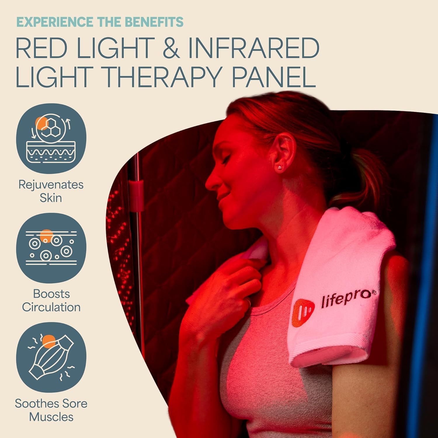 LifePro Revivify Deluxe Sauna with Red Light Therapy – Full Body Steam Room with 2.6L Steamer, Adjustable Heat Levels & Essential Oils – Easy-to-Use Portable Infrared Sauna for Home