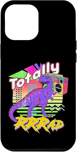 Miniatura 1 de Funda para iPhone 14 Pro Max Totally Rad Dinosaur Rocking Cassette Rock n Roll Music Case