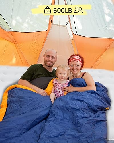 Miniatura 3 de MIROZO Colchón de aire para campamento de 10 pulgadas ultra grueso para SUV, colchón de aire para Jeep JK JL JKU JLU Unlimited 4 puertas Ford Bronco