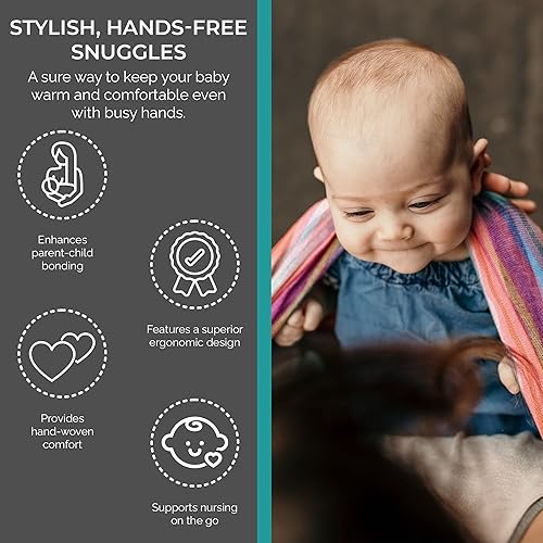 Miniatura 8 de tela Wrap Baby Carrier para bebés y niños