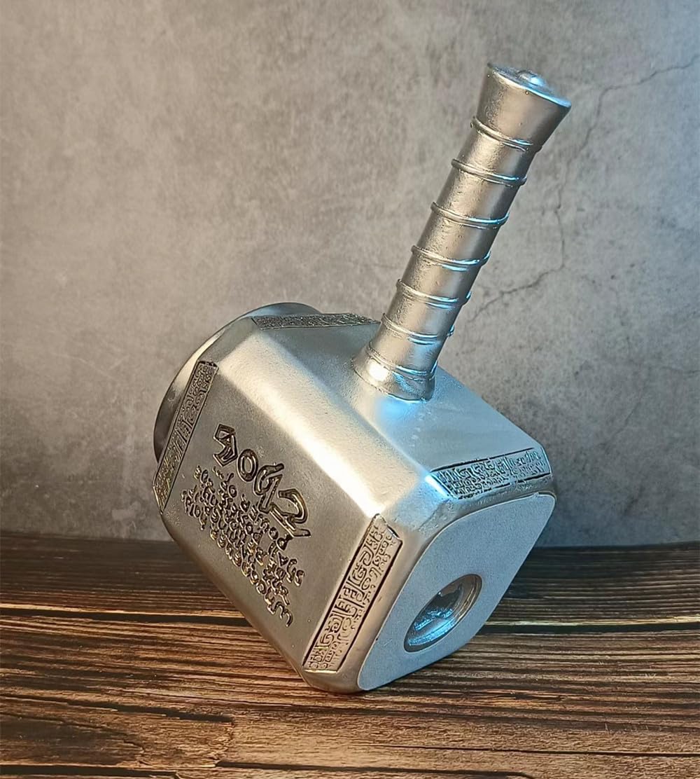 Prezenty, Kufel Hammer Mug – kufel do piwa i kawy w stylu nordyckim 15(Silver)