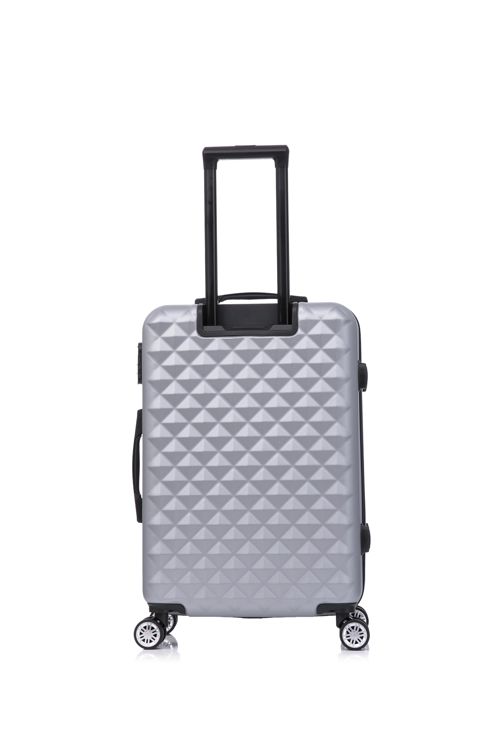 CELIMS - Bagaglio Medio con beauty case | Valigia di medie dimensioni | Valigia leggera | 65 x 42 x 24 cm | Grigio