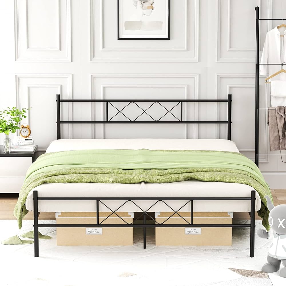 Amazon.com: HJhomeheart Metal Bed Frame Full Size with