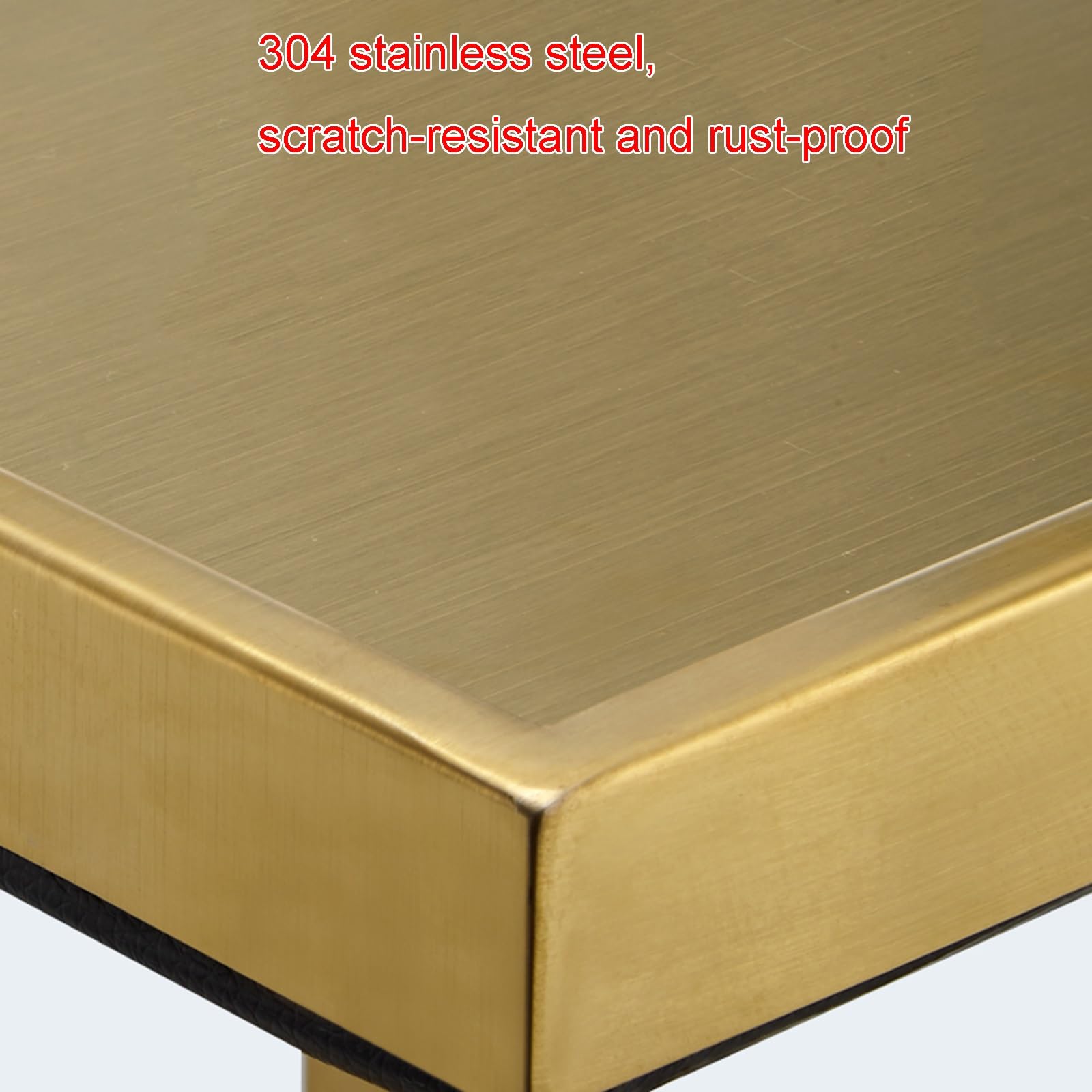 Carrito de herramientas de peluquería de acero inoxidable 304, diseño grueso y plegable con asas curvas y ruedas universales para profesionales de la belleza, equipo duradero de salón