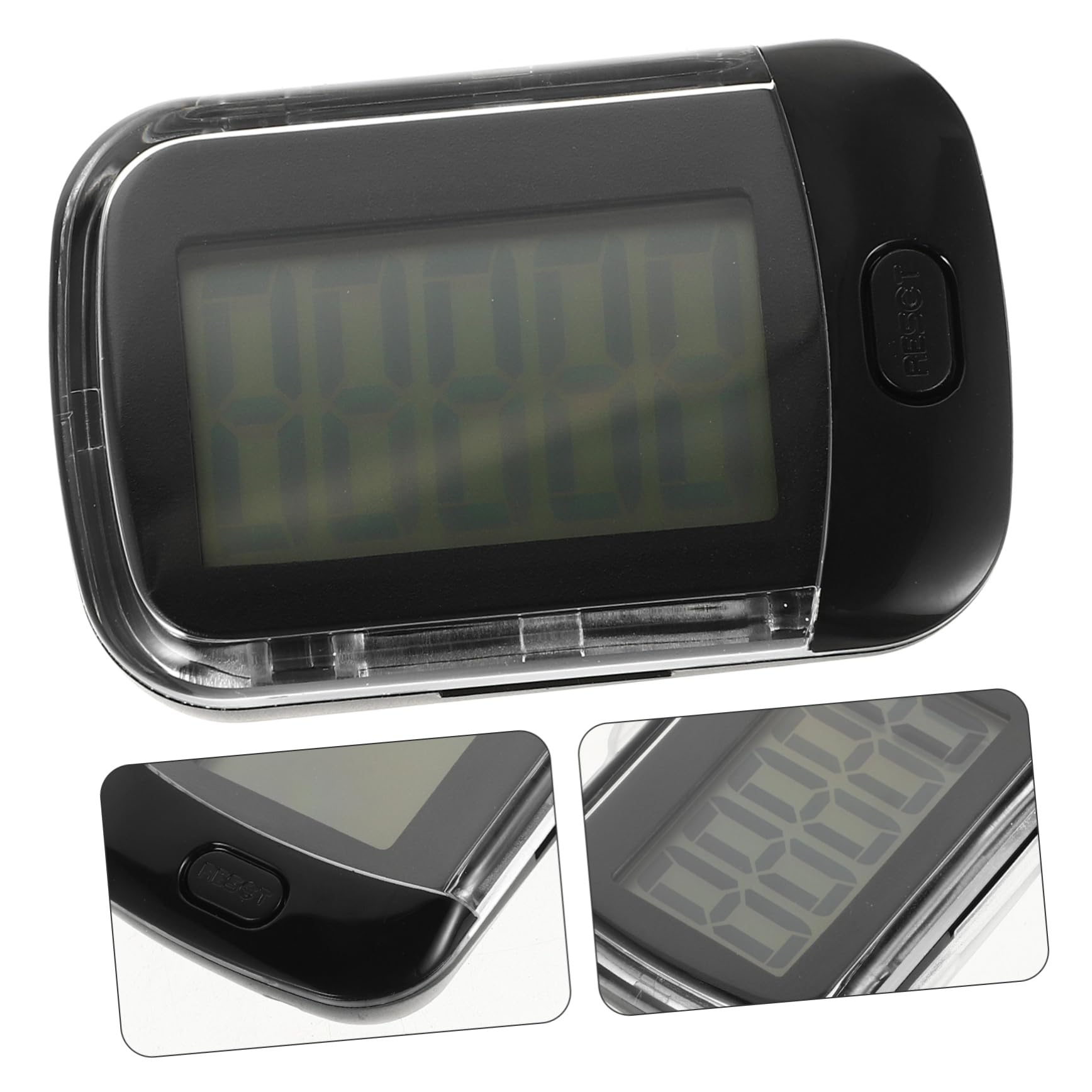 SUPVOX Podómetro para Caminar con Reloj Contador De Preciso Podómetro Portátil con Clip para Ejercicio De para Caminar