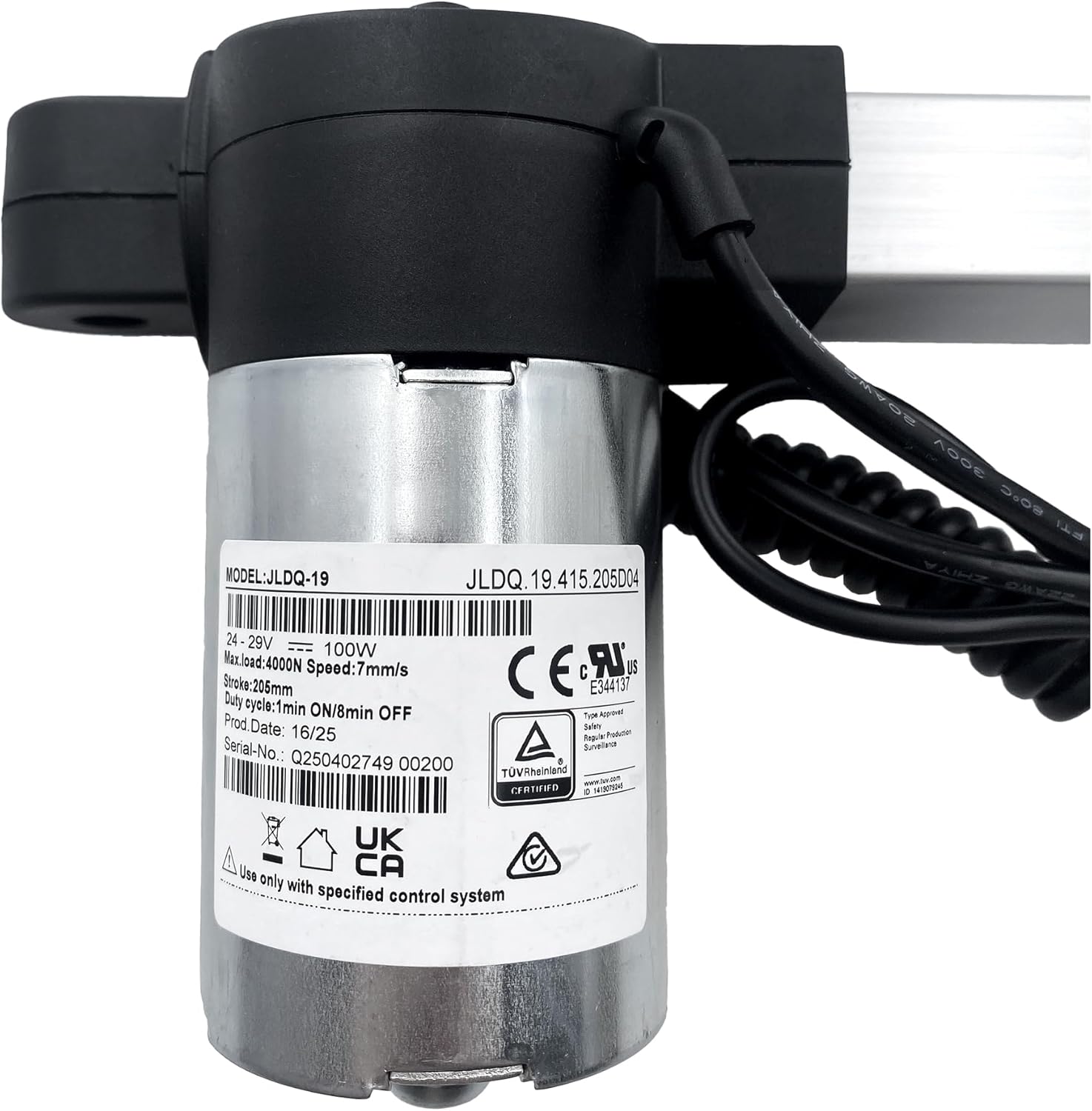 JLDQ-19 Motor Model JLDQ.19.415.205D04 Linear Actuator for Electric Sofa Lift Chair Power Recliner Massage Seat Parts Replacement