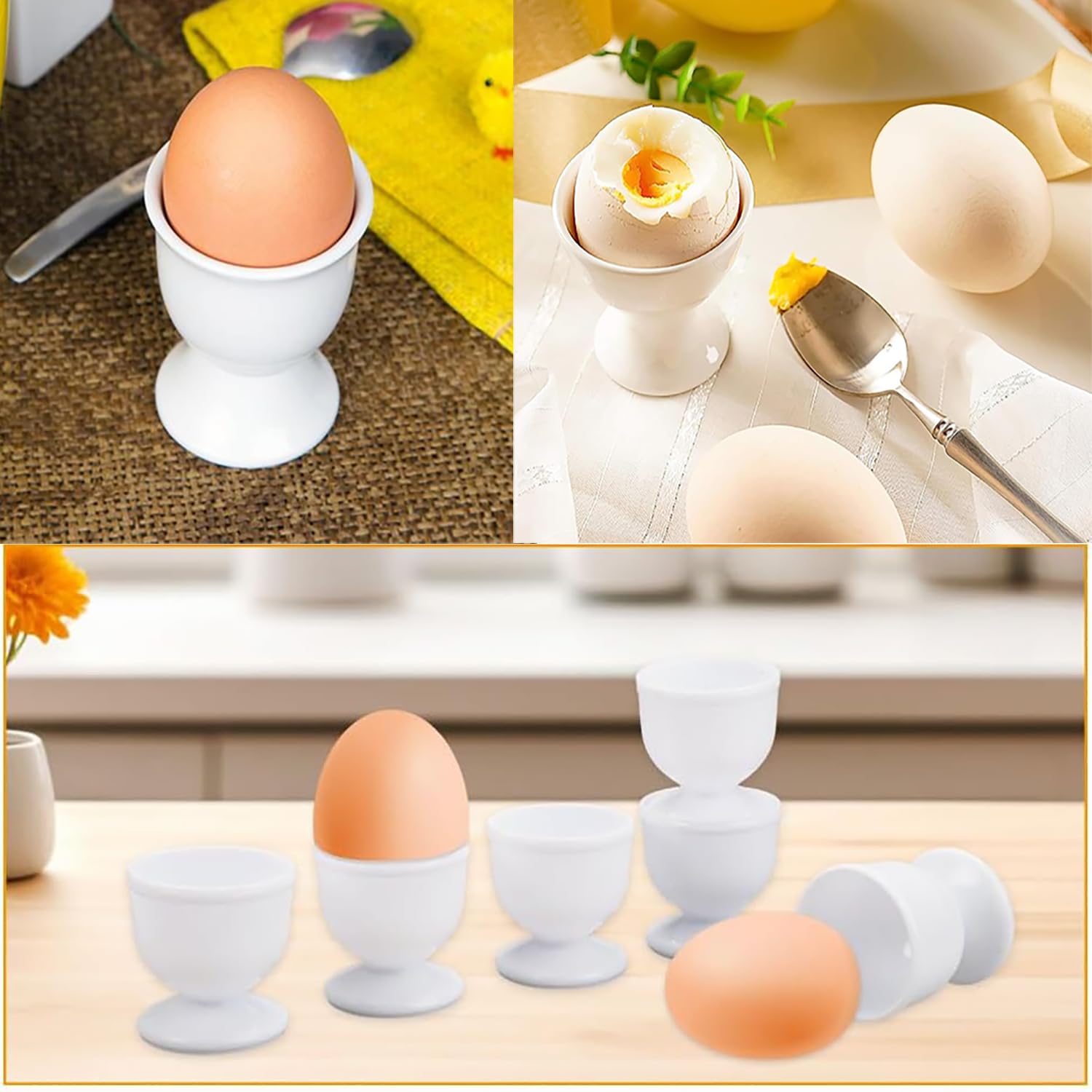 Set Di 6 Portauova Westmark In Plastica SAN - Design Elegante E Impilabile - Foto 6