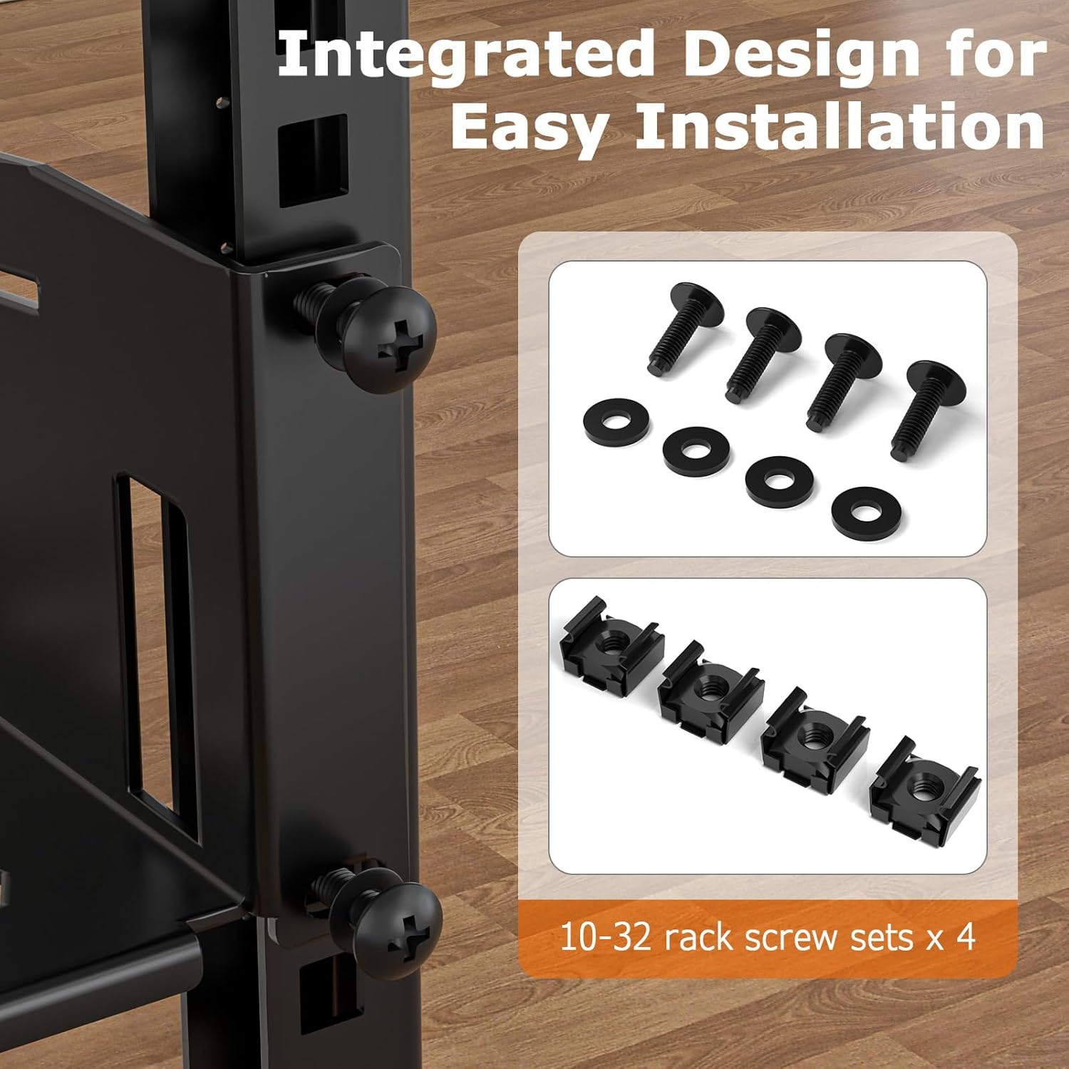 2U Rack Shelf, Vented Cantilever Universal Rack Mount Shelf, 16" Deep, Heavy-Duty Server Rack Shelf for 19" Equipment Rack & Cabinet, 100 lbs Capacity