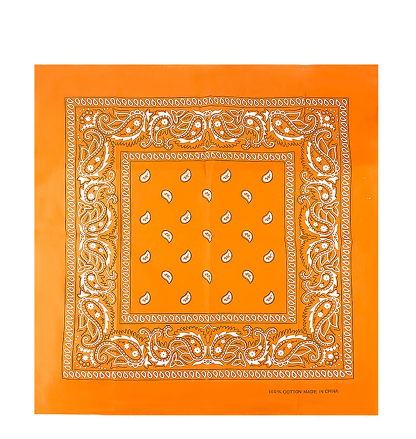 JOPHY & CO. Bandana 100% algodón estampado cachemira pañuelo bufanda pelo cuello cabeza