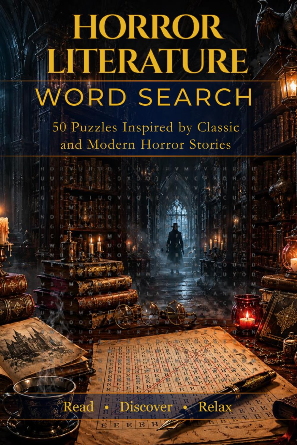 Horror literature Word Search: 50 Puzzles Inspired by Classic and Modern Horror Stories (The Literary Collection)