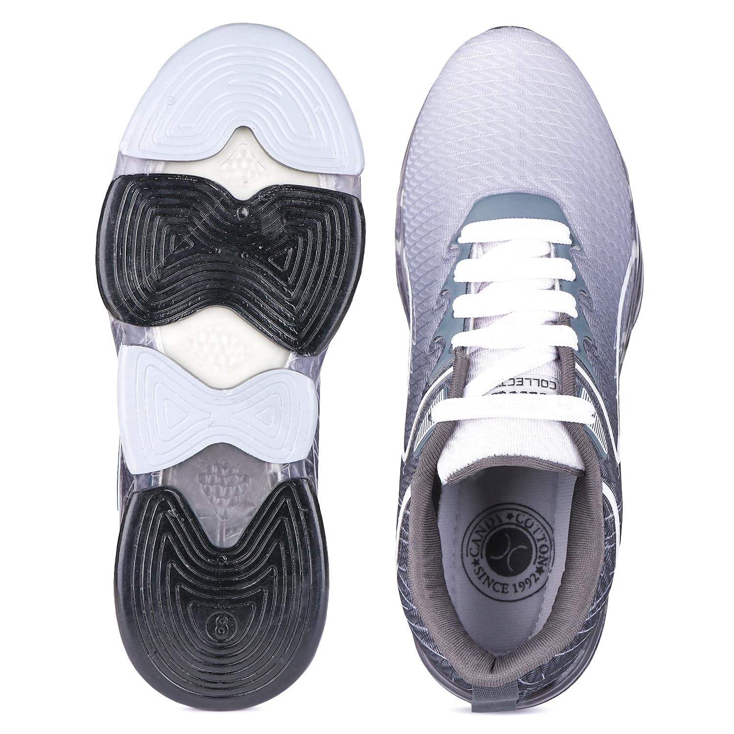 Shoefly Men's Sport Sneakers Shoes (Grey) 4