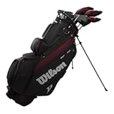 Wilson Deep Red Tour Complete Set with Stand Bag