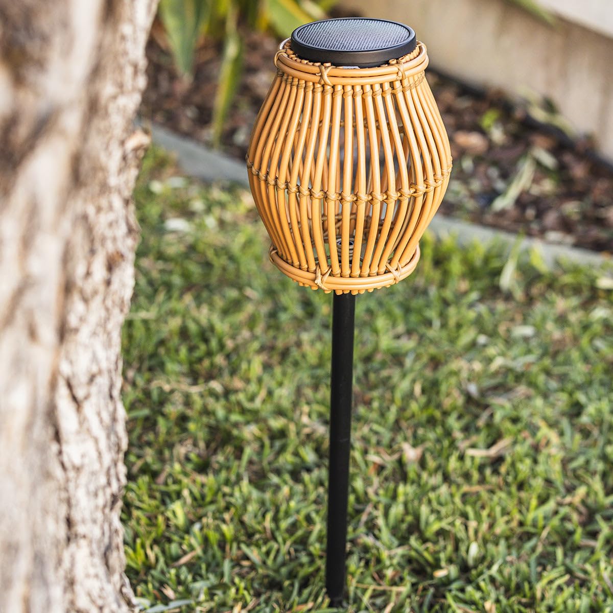 SILVINA H 70cm Naturalna lampa solarna LED z pilotem