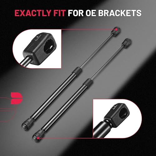 Miniatura 76 de BDFHYK C16-17796 20 inch 110Lbs/490N Gas Struts Shocks Lift Support for are Leer Camper Shell Topper Rear Window, Truck Bed Cover, Cabinet lid Door
