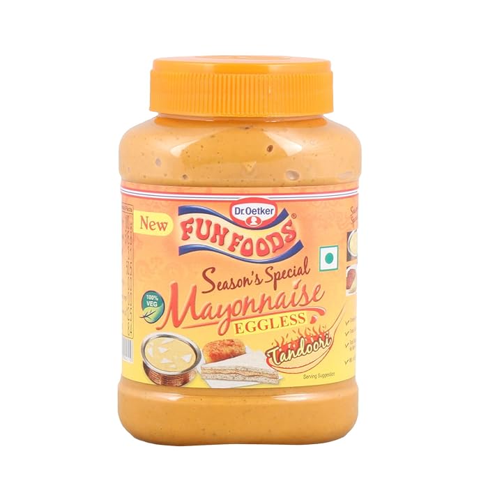 Buy Dr Oetker FunFoods Mayonnaise Tandoori Eggless Bottle 275 grams