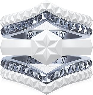 Silicone Rings for Women - Rubber Wedding Bands Womens - Stackable Silicone Rings Couture - Patented Design