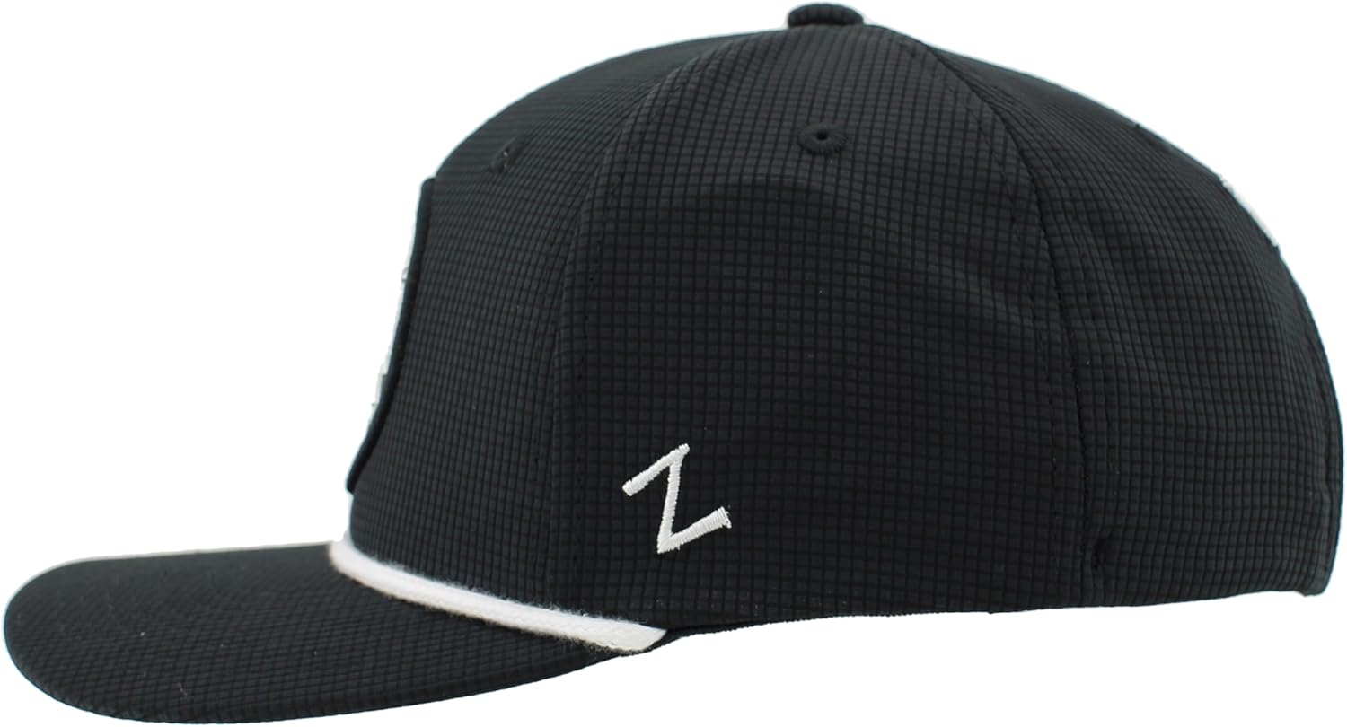 ZHATS NBA Unisex-Adult NBA Officially Licensed Rope Hat Snapback Backspin Contrast Black