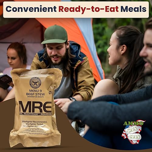 Miniatura 7 de MRE ricos en nutrientes - Comidas portátiles de supervivencia alimentaria - Larga vida útil lista para comer raciones de alimentos de emergencia -