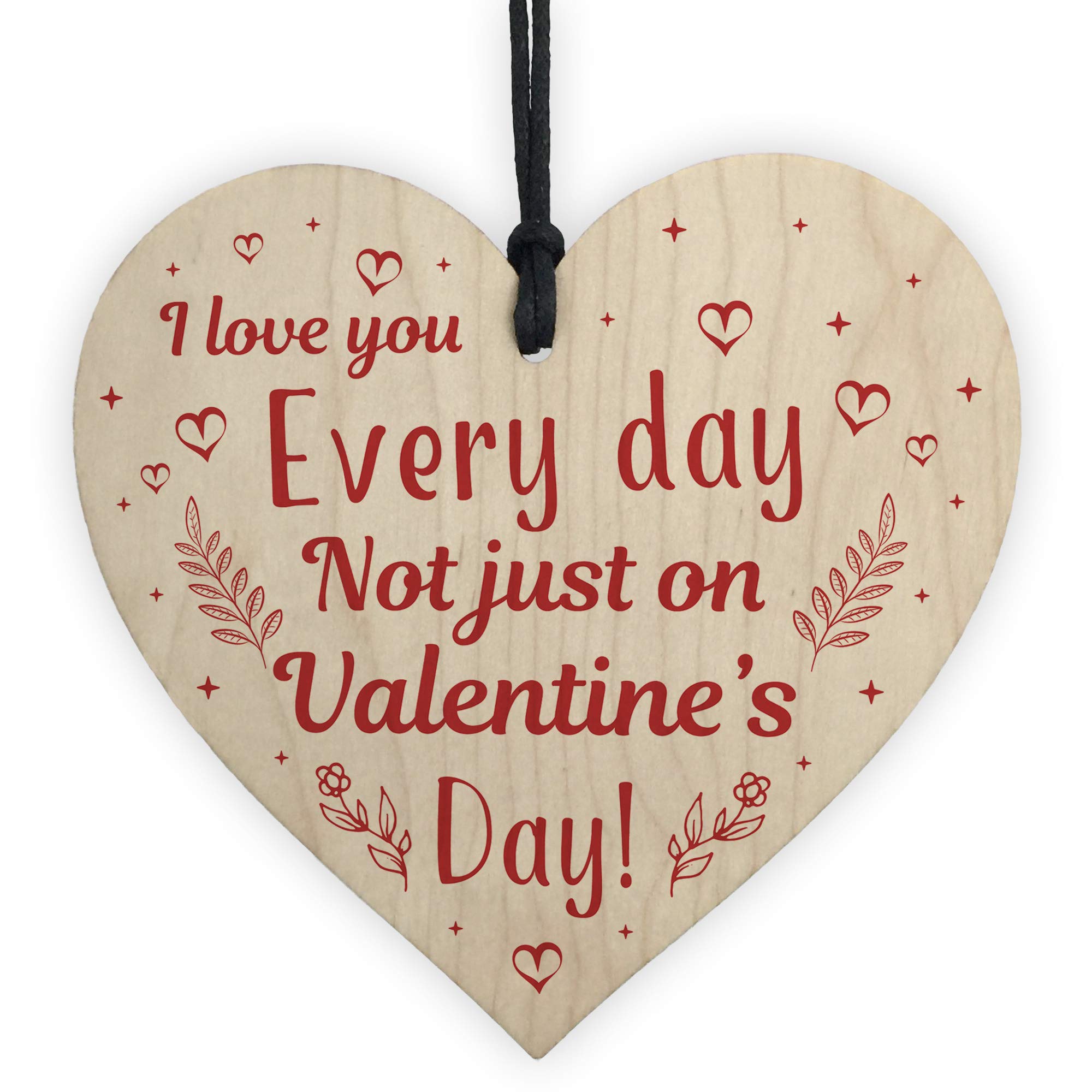 Valentines Gift For Him/Her/Boyfriend/Girlfriend/Husband/Wife Keepsake Wooden Heart