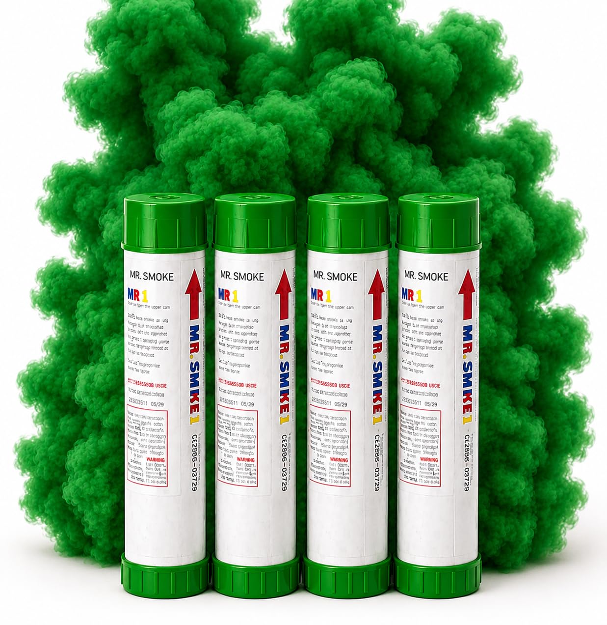Fumogeni Colorati Made in Italy – 60 Secondi – Cat.1 – ( 4 pezzi ) (Verde) | 0