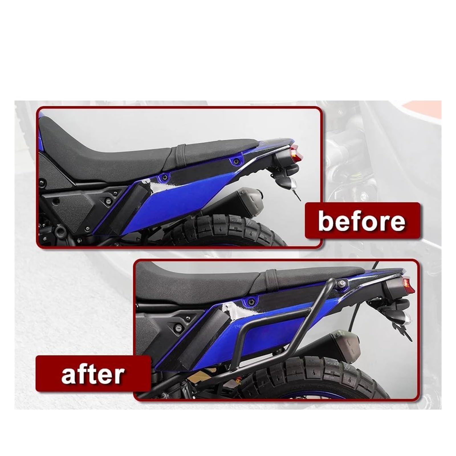 Protezione Caduta Moto per Tenere 700 per XTZ690 2019-2024 Bisaccia Scatola Laterale Protezione Telaio Moto Highway Crash Bar PARAurti Protezione Motore Barre Protezione