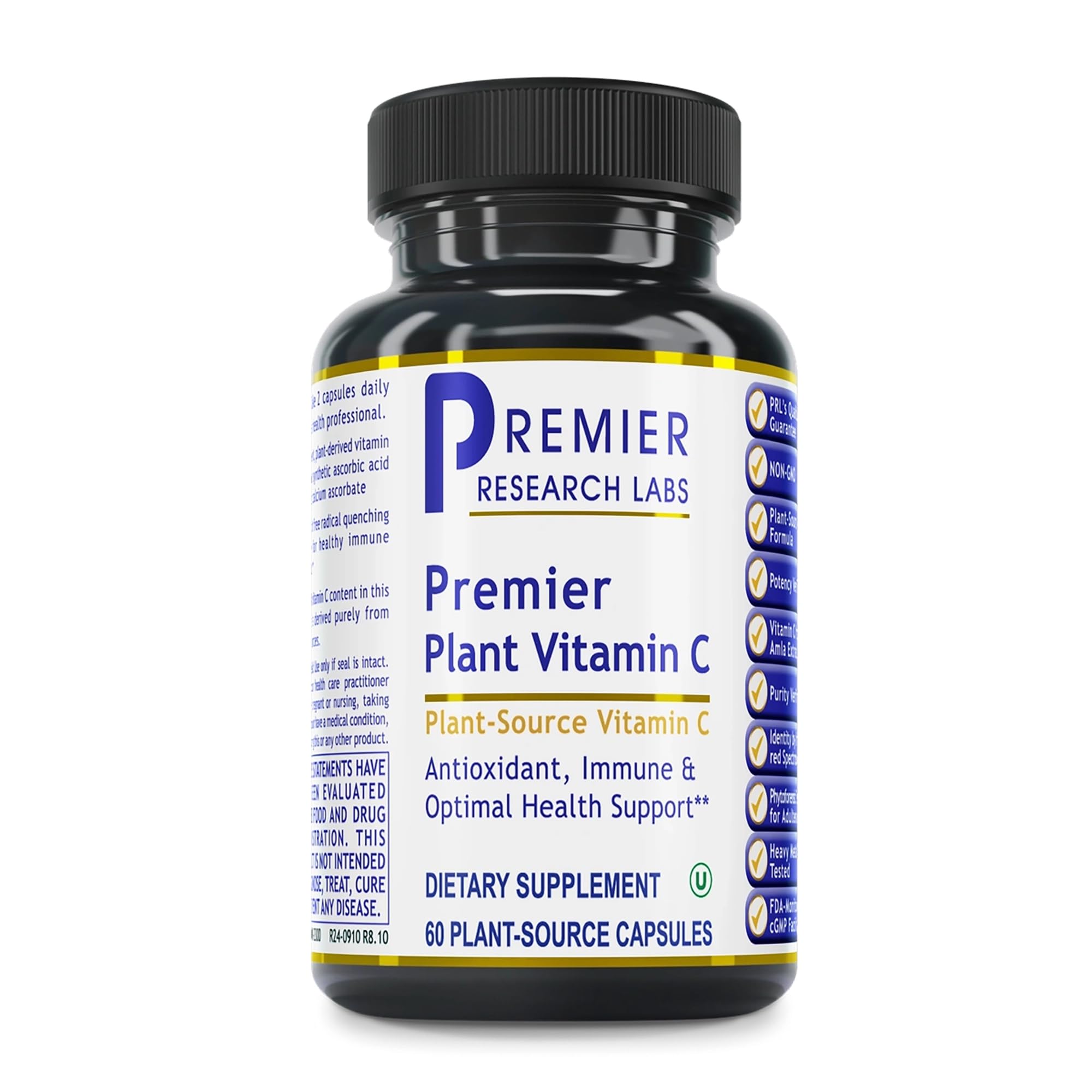 Premier Research Labs Vitamin C Supplement - 60 Vegetarian Capsules