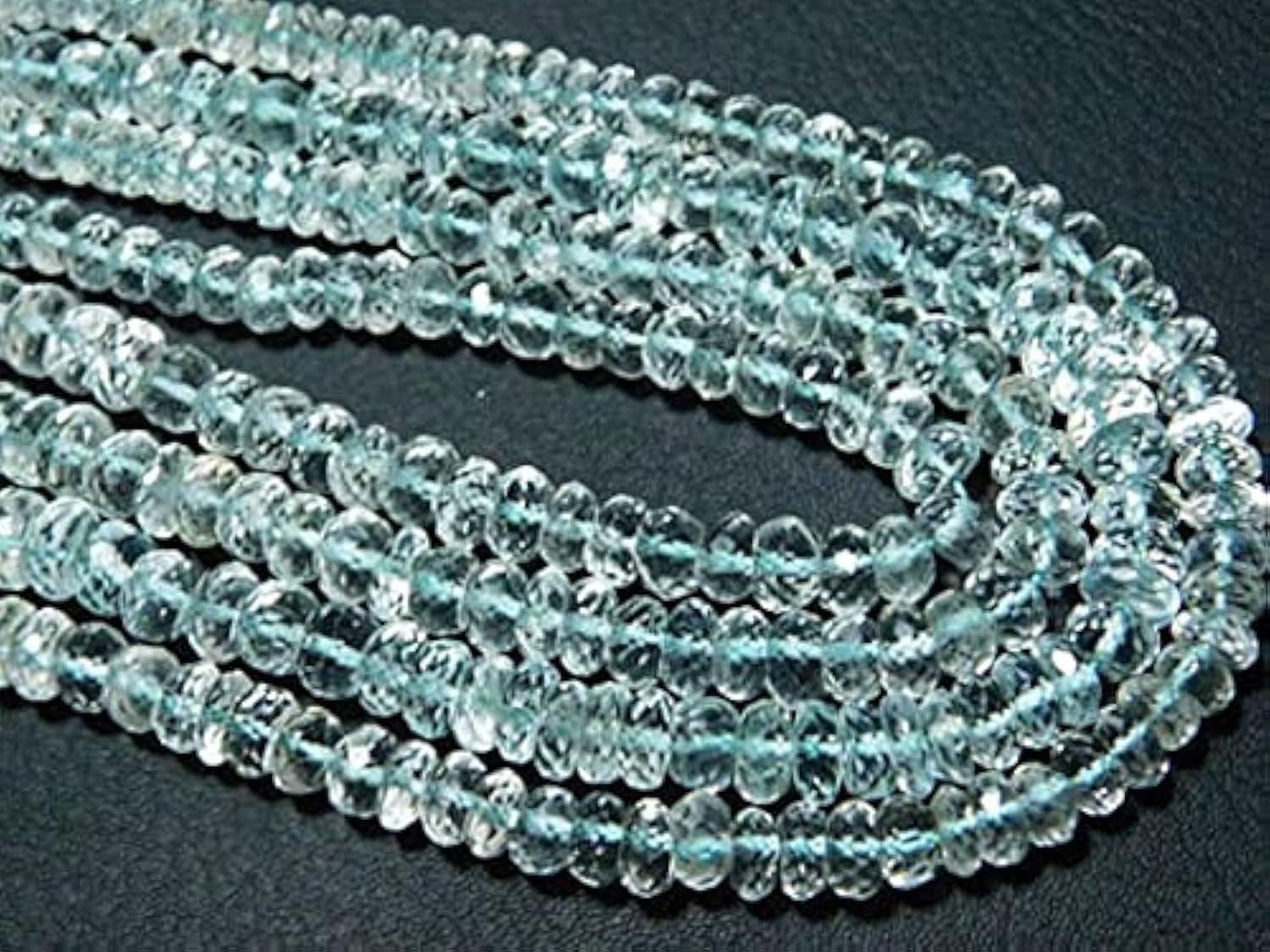 Pierres az de lune rondelles facettées AA de qualité supérieure pour bijoux artisanaux