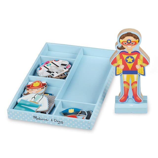 Melissa & Doug- Julia Juego de Disfraces Magnéticos, Multicolor (15164)
