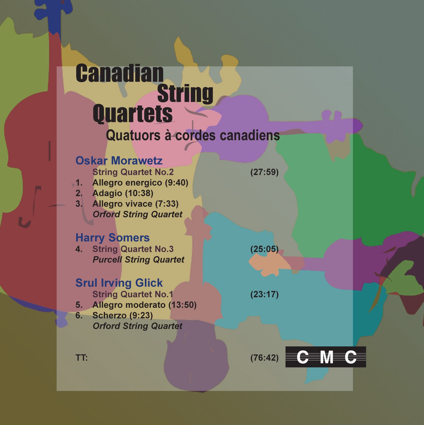 Canadian String Quartets [Audio CD] Orford-Purcell 4Tet and Purcell String Quartet
