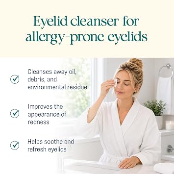 OCuSOFT Lid Scrub Allergy Eyelid Cleanser, 30 ct | Pre-Moistened Pads