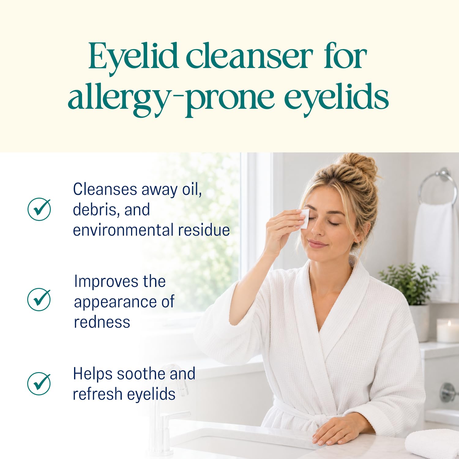 OCuSOFT Lid Scrub Allergy Eyelid Cleanser – 30 Pre-Moistened Pads — Amazon image 4