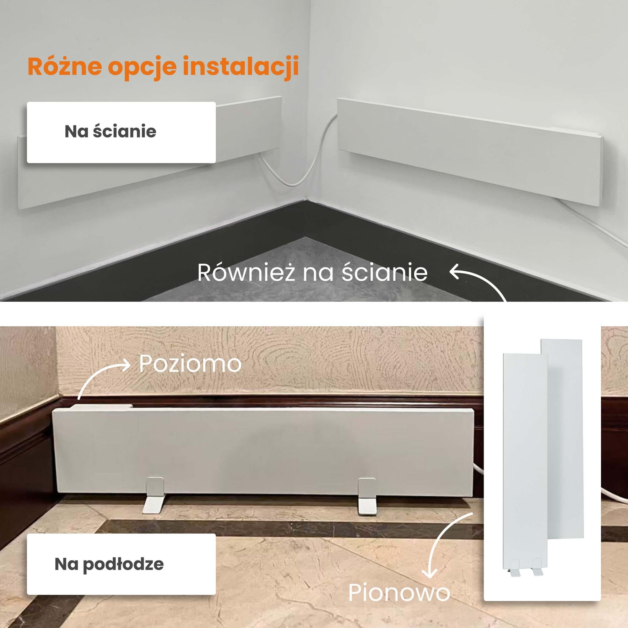 Ogrzewanie na podczerwień przeciw pleśni 60W, 12 x 60 x 1,3cm