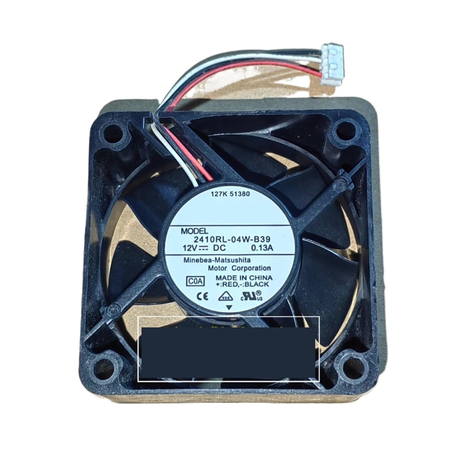 TYHUJKKL 2410RL-04W-B39 6025 12V 0.13A Three wire Cooling Fan