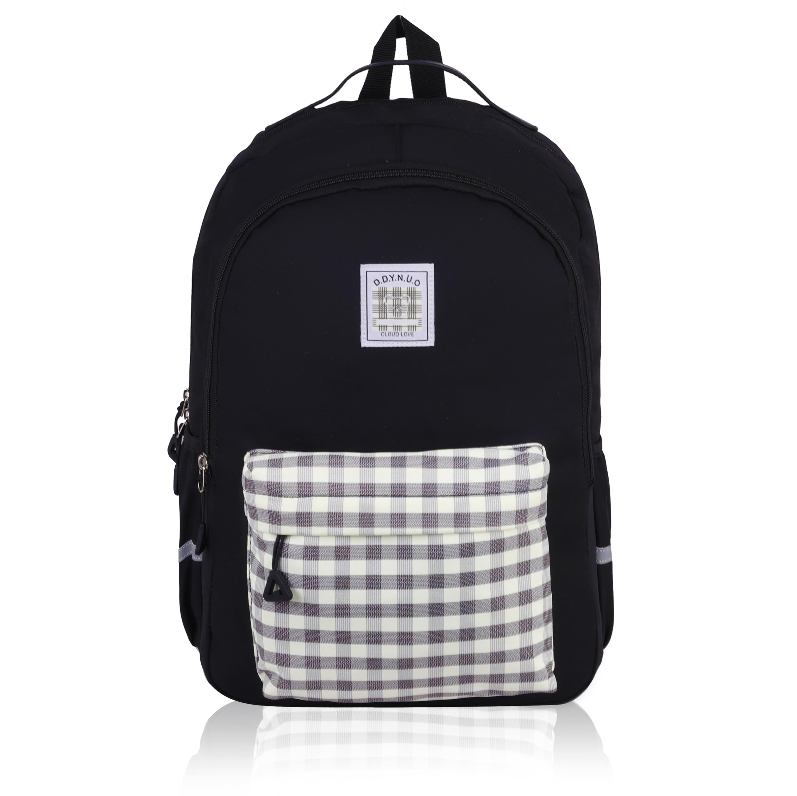 WALSON 30L Trendy Laptop Backpack for Mens & Womens | Standard Backpack for Office, College & School | Padded Shoulder Strap Backpack | Unisex Travel Backpack (Black Printed) (B0D7419PS7) Amazon Price History, Amazon Price Tracker