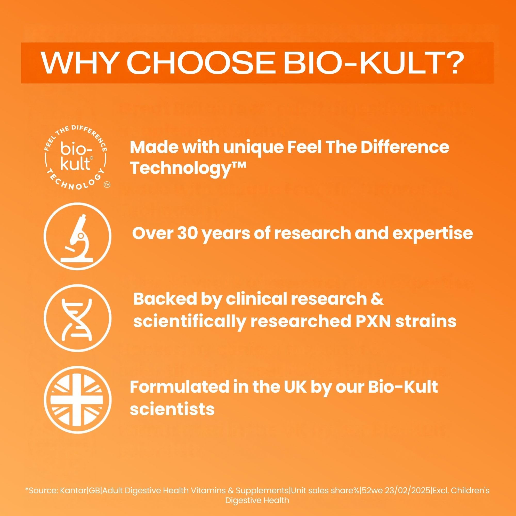 Bio-Kult Everyday Probiotics | 14 Strains | Adult Probiotic Supplement | Non-GMO, Gluten-Free | 120 Capsules — Amazon image 7