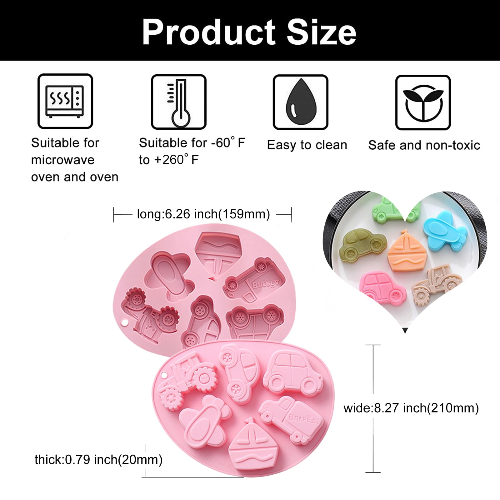 Butterfly Ice Cube Molds 2-Pack - Silicone Trays For Cocktails, Chocolate & Crafts