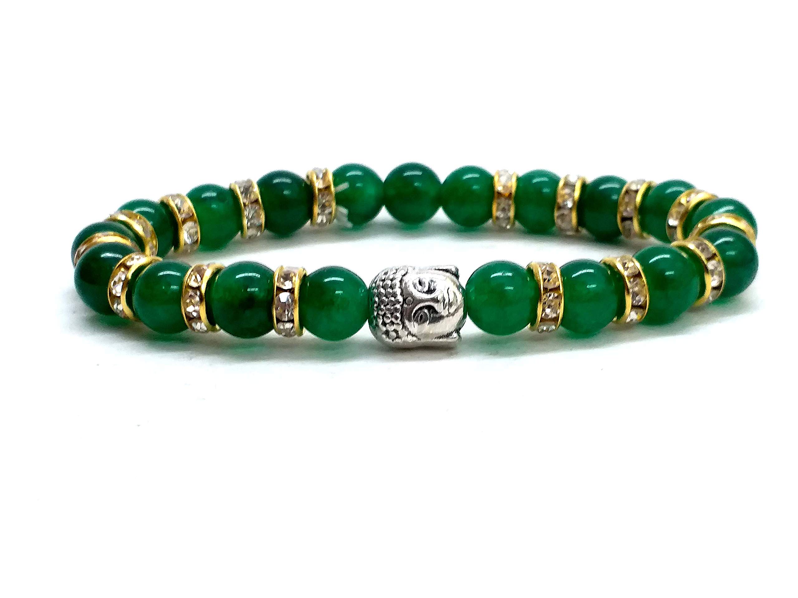 See full amazon price history chart for Astroghar Green Aventurine Crystal Zircon Finished Buddha Powered Stretch 8 Mm Bracelet for Men and Women Astroghar Green Aventurine Crystal Zircon Finished Buddha Powered Stretch 8 Mm Bracelet for Men and Women (B07NPNJH42) Amazon Price History, Amazon Price Tracker