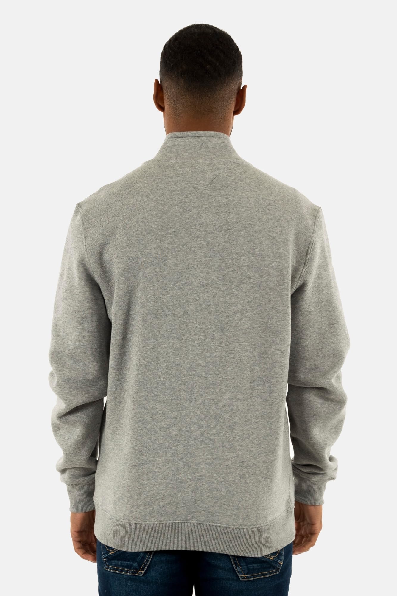 Tommy Jeans Uomo Felpa con Cerniera Fleece Zip Thru Regular Fit