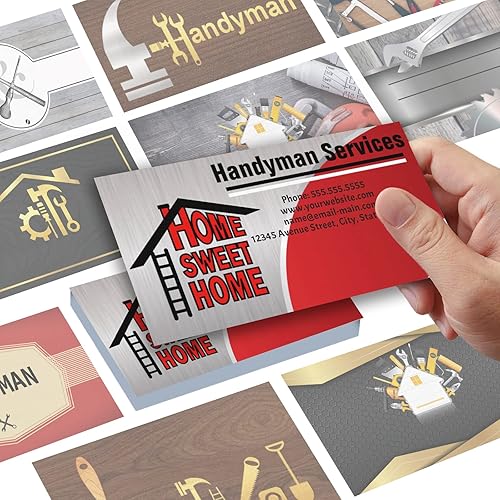 Miniatura 8 de Tarjetas de presentación personalizadas con plantillas coloridas, tarjetas de visita personalizadas con tu logo, de 3.5 x 2 pulgadas, papel mate