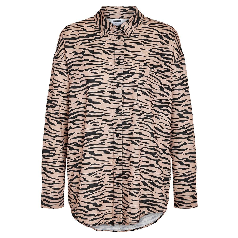 Nmripple L/S Oversized Shirt WVN Noos