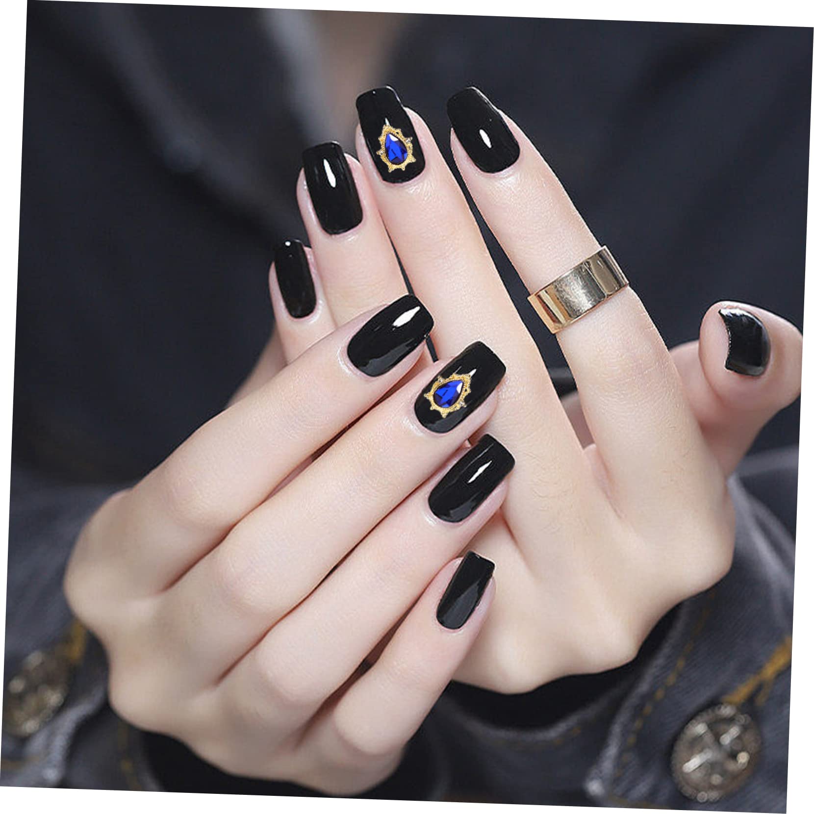 Healvian 120pezzi Rhinestones Colorati Per Unghie Decorazioni Per Nail Art Ciondoli Eleganti Per Manicure Perfetti Per Occasioni Festive e Uso Professionale