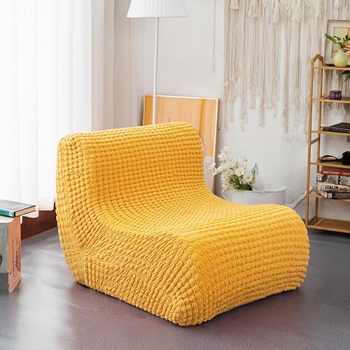 N&V Single Seated Foam Sofa, Armless Floor Sofa, One Piece