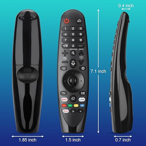 Miniatura 7 de Voice-Magic-for-LG-TV-Control Remoto Reemplazo Compatible con LG Smart OLED Thinq Webos TVs para AKB75855501 AN-MR24gn MR23gn MR22gn MR21ga MR20ga